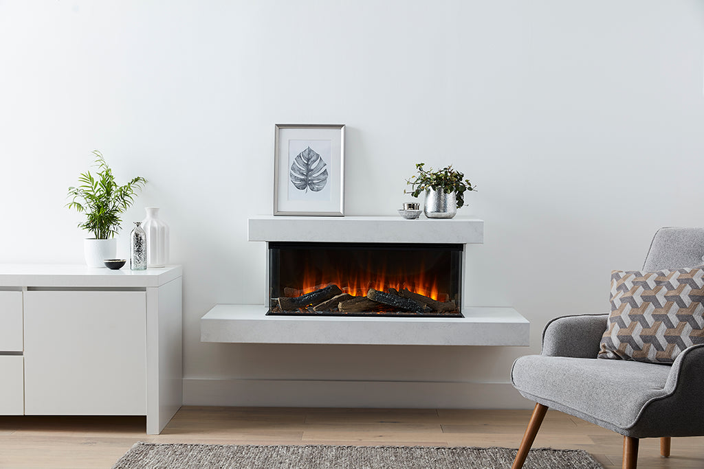 f-British FIres Brockenhurst White Front keramiek