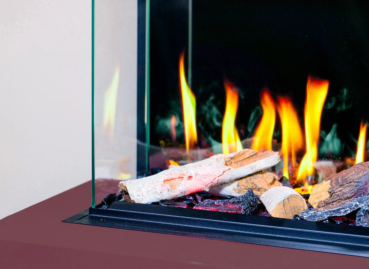 f-Charlton & Jenrick  Luminosa  Birch Oak Log Set Elektrische Sfeerhaard