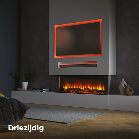 f-Charlton & Jenrick i-1250e Deep  3-zijdig Elektrische Sfeerhaard