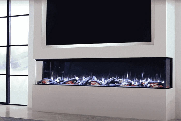 f-Charlton & Jenrick  i-2200e Deep 3-zijdig Blauw/Wit licht Elektrische Sfeerhaard