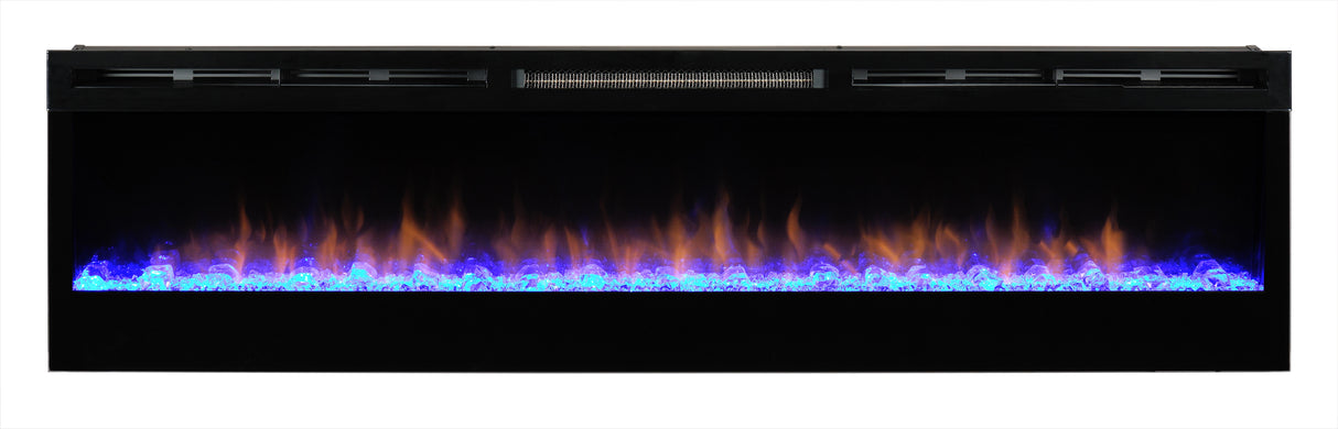 f-Dimplex Prism 74 Front Blue Elektrische Sfeerhaard 