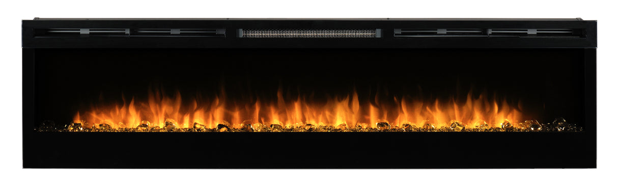 f-Dimplex Prism 74 Front Orange Elektrische Sfeerhaard 