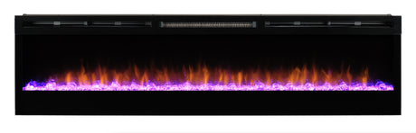 f-Dimplex Prism 74 Front Purple Elektrische Sfeerhaard 