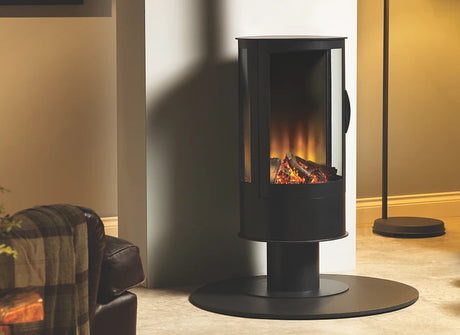 Lijntekening Fair Fires Tru Vizion Solutions Stove Elektrische Sfeerhaard