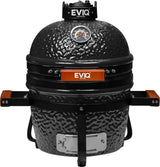 EVIQ Grillmaster Kamado 13 inch keramische barbecue antraciet